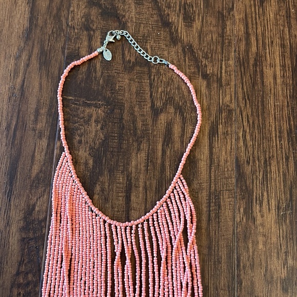 Charming Charlie’s Fringe Beaded Necklace - Picture 3 of 3